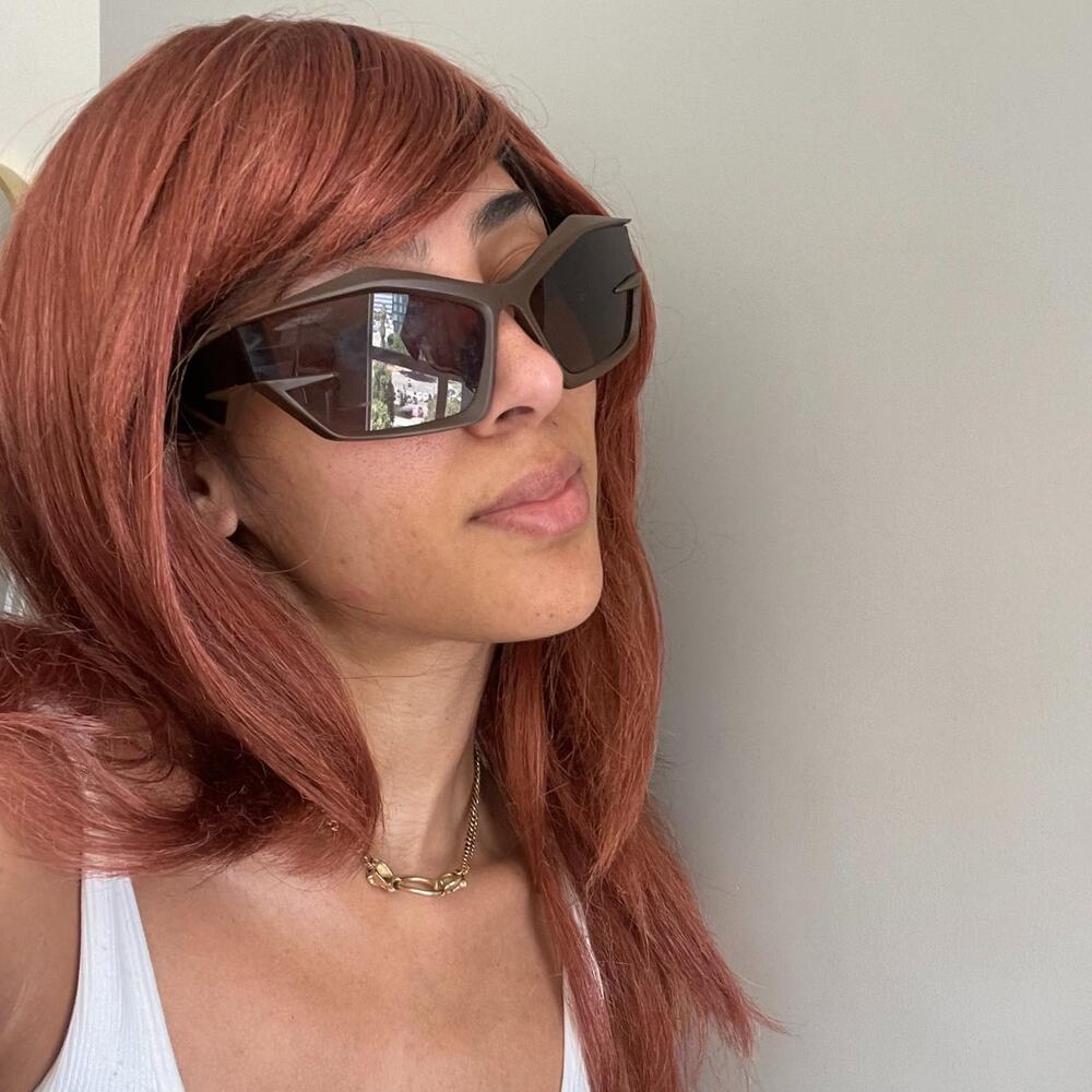Short Orange/ Red Costume Wig
